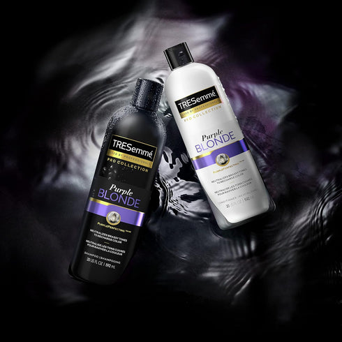 TRESemmé Pro Collection Purple Blonde Conditioner 20 oz for Brilliant Color, Blonde and Silver Hair