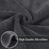 SINLAND Microfiber Cleaning Cloth, Ultra Absorbent Reusable Towel, 12x12 Inch Slate Grey, 6 Pack