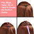 Topsy Tail Hair Tool by Conair - Ponytail Hair Loop Styling Tool, 5-Piece Set