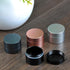 Portable Daily Pill Case, Heavy Duty Aluminium Alloy Round Pill Box, Waterproof Travel Organizer for Outdoor Camping