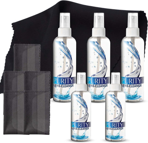 Purity Eyeglass Cleaner Mega Pack - Multi-Size Lens Cleaner Kit - 2x2oz,