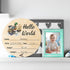 R HORSE Baby Birth Announcement Sign with Marker Pen, Mallard Duck Baby Name Sign with Ink Pad for Hand and Footprints