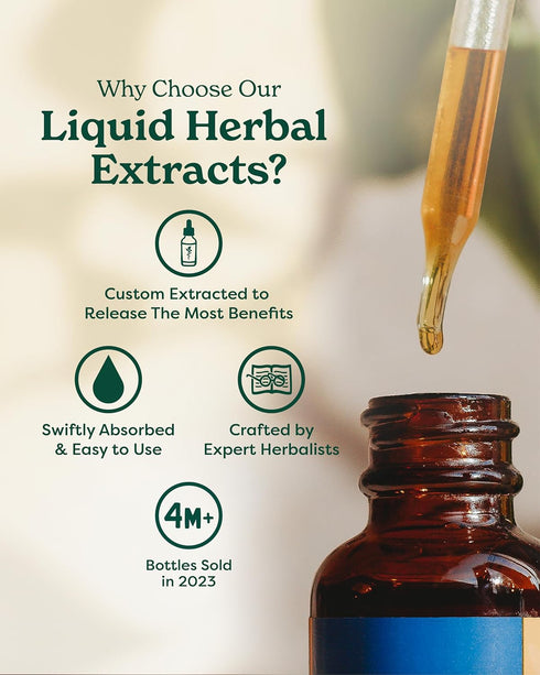 Herb Pharm Organic Lemon Balm Liquid Extract, 1 Ounce for Calming Nervous System Support