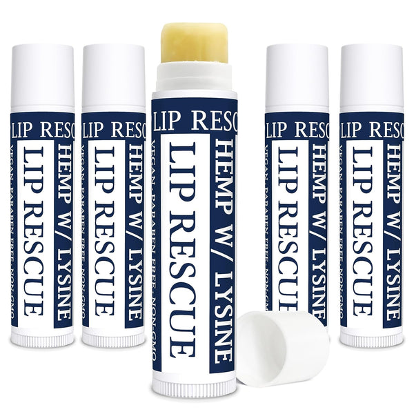 Hemp Lip Balm with L-Lysine, Heal, Moisturize, Protect (5)