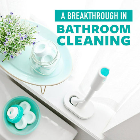 Scotch-Brite Scrub & Drop Toilet Cleaning System Refills, Dissolvable Toilet Bowl Cleaner Pad Tablets (6 Refills)