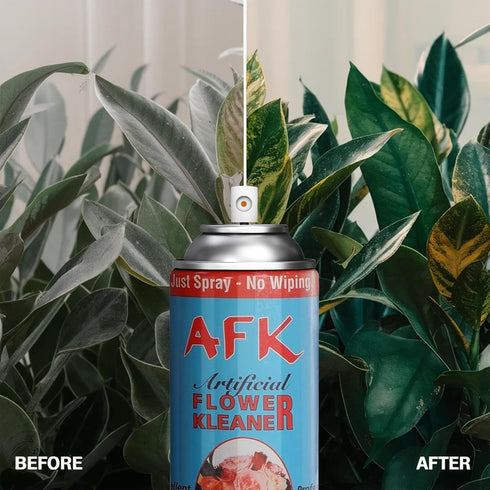 Silk Flowers and Real Touch Plants Aerosol Cleaner Spray: Premium Treatment for Cleaning, Shining, No Wiping Needed