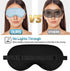 Sleep Mask, Silk Eye Mask for Sleeping with Adjustable Strap, Comfortable & Soft Eyeshade for Night Sleep (Light Blue)