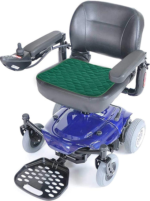 RMS Washable & Reusable Incontinence Chair Pad, Seat Protector, Bed Pad in Green