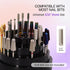 PANA Round Cake Tier Nail Drill Bit Holder Display Organizer Case, Dustproof Carbide Bit Storage Container Box for