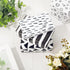 AnyDesign 12 Sheet Black White Wrapping Paper, 19.7 x 27.6 Inch Minimalist Gift Wrap Paper for Birthday Graduation