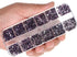 LPBeads 3456 Pieces Tanzanite Flat Back Round Crystal Rhinestones - 6 Sizes for Crafts, DIY with Tweezers