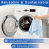 10 Pack Premium Microfiber Glass Cleaning Cloth, 16 Inch x 16 Inch, Streak & Lint Free for Windows and Mirrors