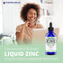Immune 60 4 oz FWS Liquid Zinc Supplement for Men Women Kids, Organic Non-GMO Vegan, Ionic Zinc Sulfate Drops, System