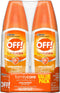 OFF! FamilyCare Insect & Mosquito Repellent Spritz, Unscented, 7% Deet, 6 oz, Pack of 2