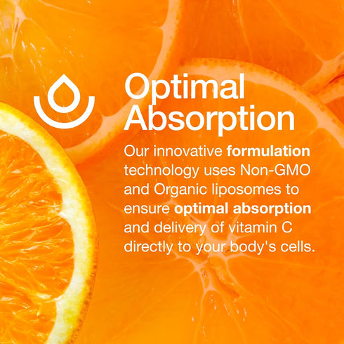 Fresh Nutrition Liposomal Vitamin C - 2000mg DNA Verified, All Natural Vegan Friendly Powder for Drinks