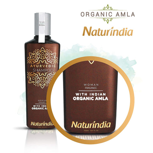 Ayurvedic Organic Shampoo for Hair Growth Amla Indian Vitalize Formula for Shiny and Strong Hair with Vitamin C and B-Complex natural herbs from India For Women