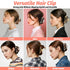 VinBee Metal Hair Claw Clips for Women, Medium for Thick Hair, 3 Pack (Silver + Gold + Rose Gold)