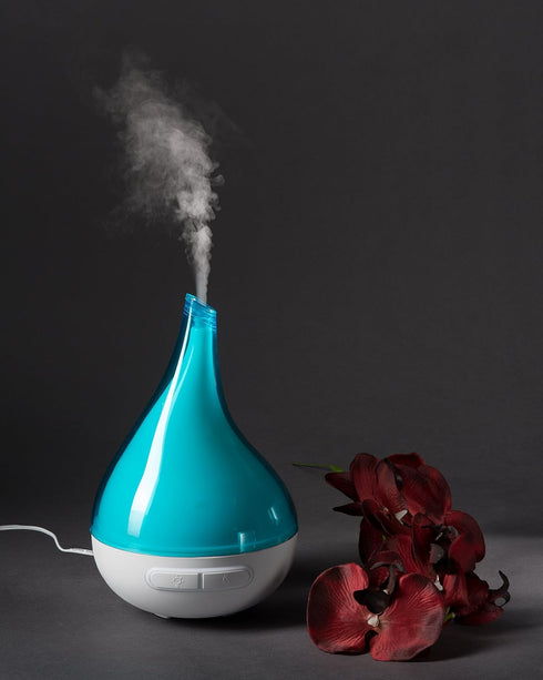 Quooz Lull Ultrasonic Aromatherapy Essential Oil Diffuser, High Capacity Diffuser with Auto Shut-