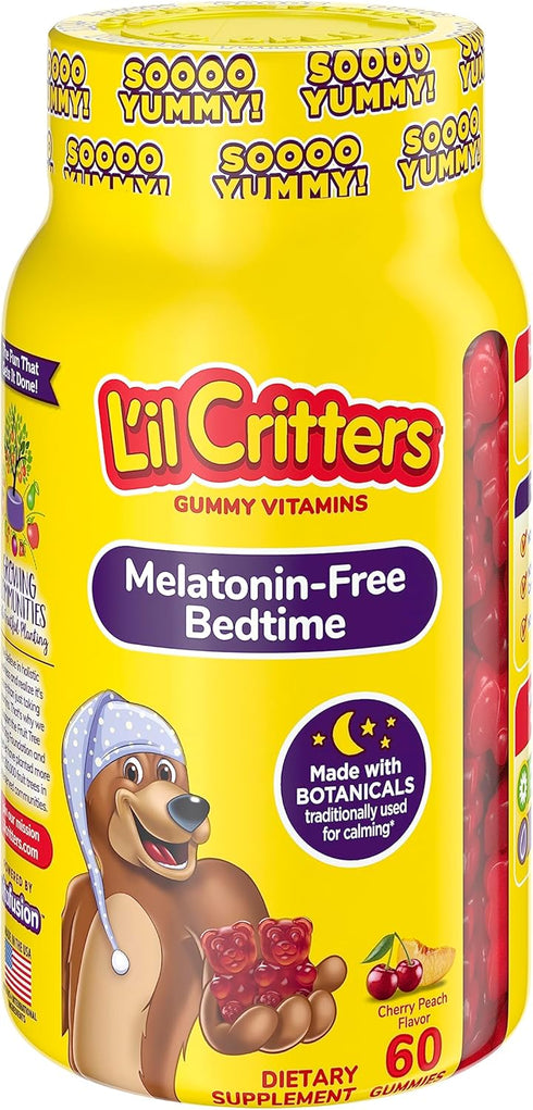 L’il Critters Melatonin-Free Bedtime Dietary Supplement for Kids | 60 Gummies