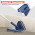 JEHONN Wall Cleaner Mop with Long Handle, 3-in-1 Ceiling Cleaning Tool with 6 Replacement Microfiber Pads