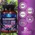 Elderberry Immune Support Capsules - 10:1 Extract, 60 Count, Vegan, Sugar & Gluten Free, Natural Sambucus Black