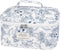 Large Makeup Bag - Cute Floral Coquette Aesthetic Toiletry Bag for Women & Girls