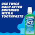 ACT Restoring Zero Alcohol Fluoride Mouthwash, 33.8 fl. oz. Mint Burst, Strengthens Tooth Enamel