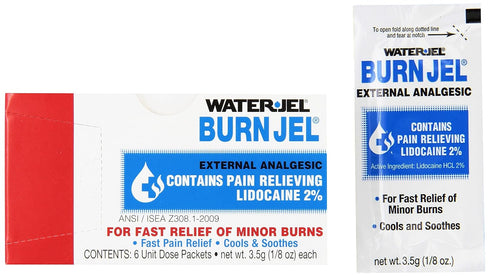 Water Jel 2421 Unit Dose Burn Gel - 3.5 gm Packet (Pack of 6)