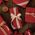 Homeral Kraft Wrapping Paper Roll, 46.8 sq.ft. 17in*32.8ft Christmas Red Solid Color for Various Occasions