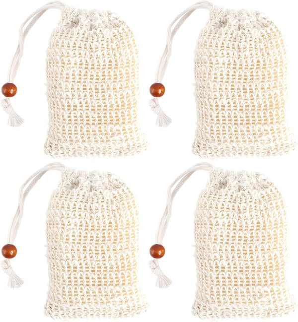 Eco-Friendly Skincare, Natural Exfoliation, Cotton Bathroom Accessories, Sustainable Soap Storage, Biodegradable Pouch