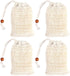 Eco-Friendly Skincare, Natural Exfoliation, Cotton Bathroom Accessories, Sustainable Soap Storage, Biodegradable Pouch