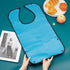 Washable Classic Check Adult Bibs - CREATCABIN Waterproof Bibs for Elderly Care