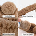 YISSION 2PCS Bear Ears No Slip Spa Headband for Face Wash, Makeup, Skincare, Elastic Hair Band for Women Girls (Brown