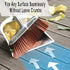 SUTINE Broom and Dustpan Set for Home, 56" Upright Long Handle, Heavy Duty Stainless Steel Dust Pan for Indoor Outdoor
