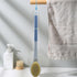 Shower Brush with Soft and Stiff Bristles, 20.5" Extra Long Handle Dual-Sided Back Scrubber Bath Brush