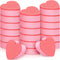 20 Pcs Pink Heart Dishes Sponge for Kitchen, Dual Sided Sponge and Scrubber for Household Cleaning Supplies.