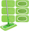 mgmooa 6Pcs Reusable Microfiber Mop Pads Compatible with Swiffer Sweeper Mops, Wet Sweeping