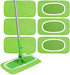 mgmooa 6Pcs Reusable Microfiber Mop Pads Compatible with Swiffer Sweeper Mops, Wet Sweeping