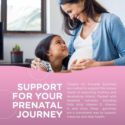 Zahler Chapter Six Prenatal Gummies, Grape Flavor, 60 Gummies