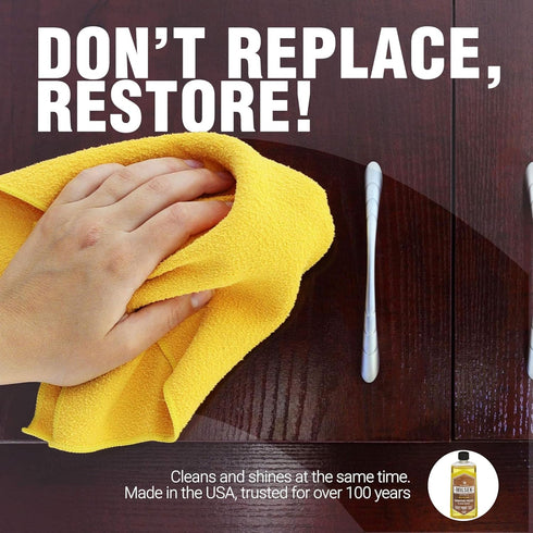 Milsek Furniture Polish & Wood Cleaner with Lemon Oil - 12 Fl Oz (Pack of 6) for Home Improvement