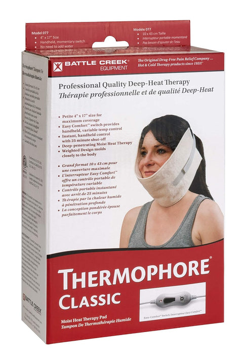 Thermophore Classic Moist Heat Pack - Petite 4" x 17" for Pain Relief and Muscle Cramps