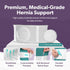 BraceAbility Umbilical Hernia Belt - Abdominal Binder Truss with Compression Pad for Navel, Ventral, Hiatal Relief