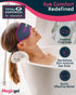 Magic Gel Eye Mask Cold Pack - 2 Pack Cooling Eye Mask for Sleeping, Reusable with Adjustable Strap