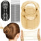 YGDZ 50cm Light Coffee Hair Nets for Buns, 40pcs - Nylon Mesh Hair Accessories for Women, Girls, with Bobby Pins