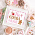 Hot Cocoa Bar Kit Pink Hot Cocoa Bar Banner Cute Gingerbread Man Sign Oh Snap Toppings Tent Cards Cup Tags Stickers
