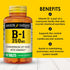 MASON NATURAL Vitamin B1 Thiamine 250 mg, 100 Day Supply Dietary Supplement, Easy to Swallow Tablets