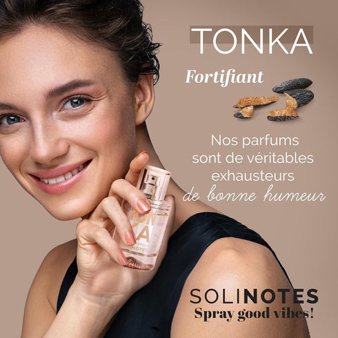 Solinotes Tonka Perfume for Women & Men, 1.7 Fl Oz/50 ML Eau De Parfum, Clean Cruelty Free Vegan