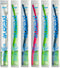 Preserve Toothbrushes with Travel Case, Medium Bristles, (Pack of 6) (Colors Vary)
