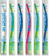 Preserve Toothbrushes with Travel Case, Medium Bristles, (Pack of 6) (Colors Vary)
