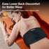 Lower Back Massager with Heat, CooCoCo Heating Pad with Massager for Pain Relief, Heat Pad with Auto-Off, Heated Waist